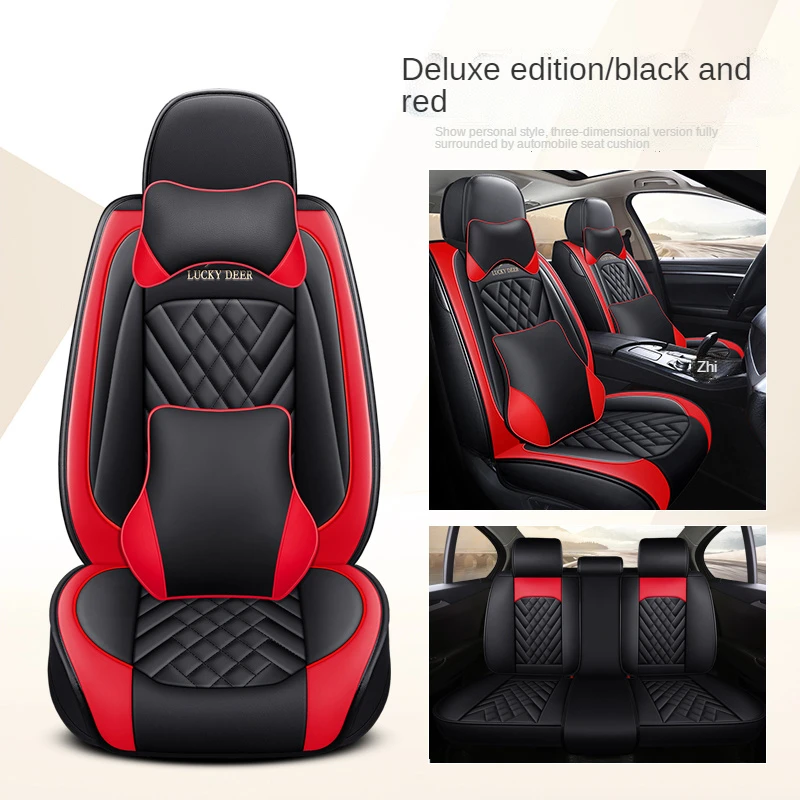 

Full Coverage Leather Car Seat Cover for VW GOLF CC T-ROC Bora EOS Caddy Polo Jetta New Beetle Passat Car Accessories Auto Goods