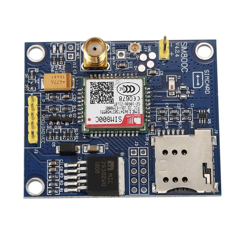 Макетная плата SIM800C GSM GPRS модуль Поддержка сообщений Bluetooth аудио интерфейс