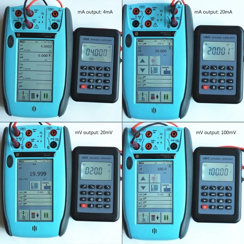 

LB02 Calibrator Tester Resistance Current Voltmeter Signal Generator Source Process Calibrator 4-20mA/0-10V/mV LCD Display LS'D