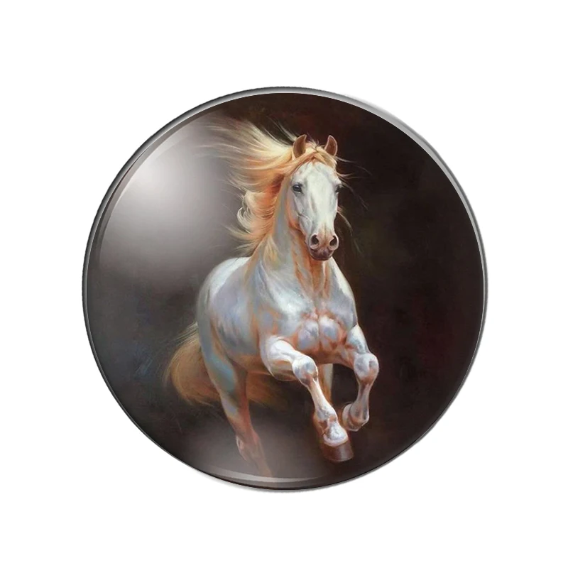 Эффектные животных скачущие лошади 8 мм/10 мм/12 мм/круглый фото стекло кабошон демо