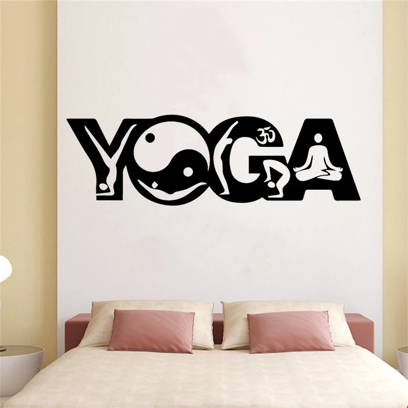 

Nette Yoga Wasserdichte Wand Aufkleber Wand Kunst Dekor Für Kinder Zimmer Wohnzimmer Home Decor Hom3542