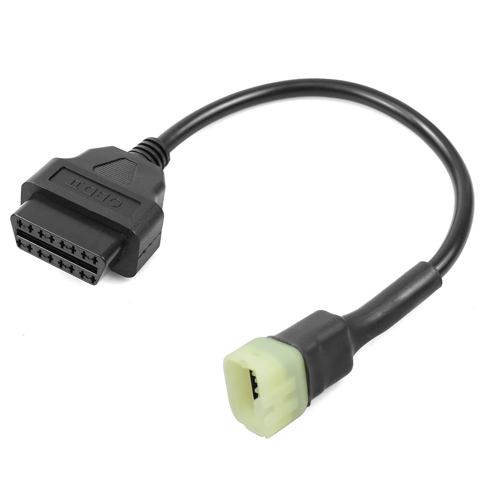 OBD2 16pin Convert 6Pin Cord for K-t-M 6 Pin To Obd 16 Adapter TuneECU Software Motorcycle Motorbikes ECU 6pin Cable - купить по
