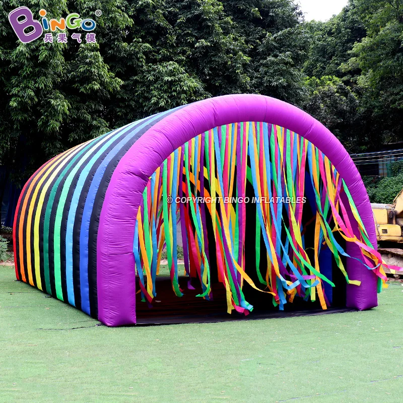 

Индивидуальный надувной Радужный туннель 6,5x5x3,5 метров для украшения, мероприятия, вечеринки, поставщика каналов, игрушек, палатка-приблизительно