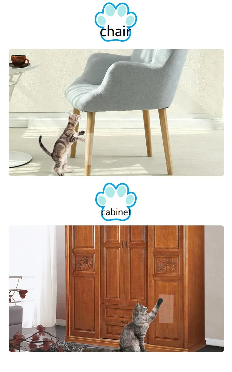 2 шт. прочная клейкая лента для защиты мебели от царапин|Мебельные аксессуары| |