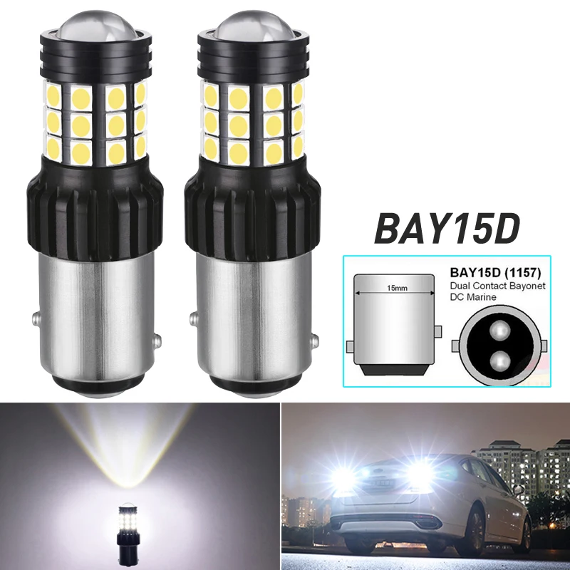 

1156 BA15S 1157 BAY15D P21W BA15D 31Led License Plate Car Led Turn Parking Signal Lights Brake Tail Lamps Auto Rear Reverse Bulb