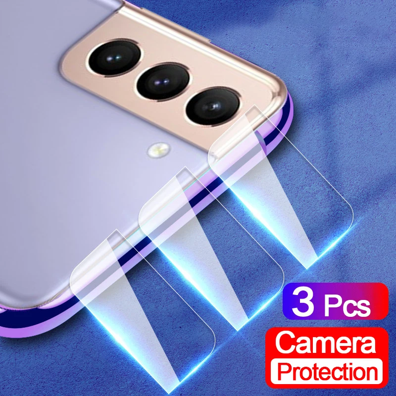 Закаленное стекло для камеры Samsung Galaxy S21 Plus 3 шт. Защитная пленка экрана объектива