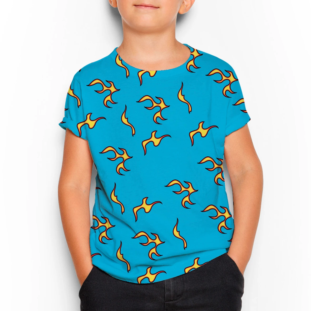 

Children's Clothing Harajuku 3D Cartoon Shirts Boys T-Shirt Summer Children Tops Tee Funny Anime Kid Short Sleeve Streetwear