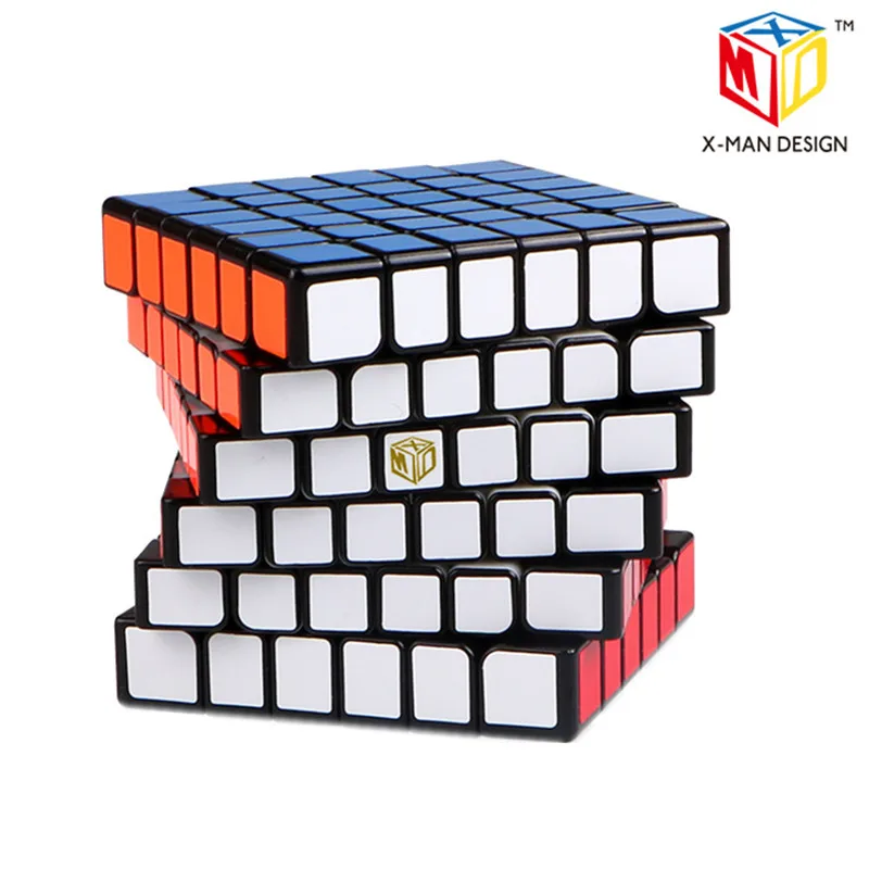Qiyi X-MAN Shadow M 6x6x6 слоев Магнитный скоростной куб магический XMD Mofangge Magic пазл игрушки