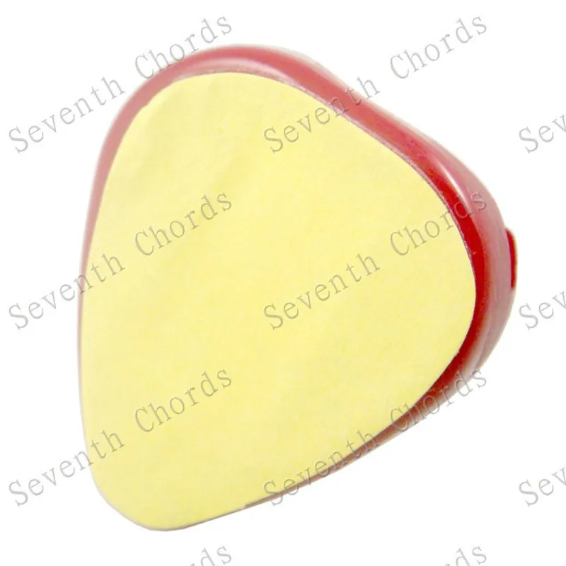 10 шт./лот разноцветный пластиковый держатель для гитары в форме сердца медиатор