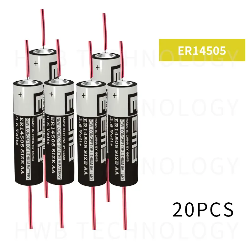 20 шт. EEMB ER14505 ER14505H AA 3 6 V 2400mAh энергии литиевая батарея смарт метр с