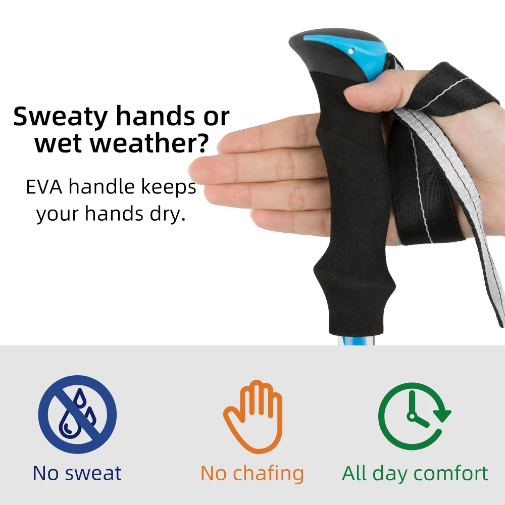 1 шт. алюминиевые складные трекинговые палки|Трекинговые палки| |