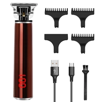 hair clippers hair clippers t blade cordless hair trimmer for men 2mm baldheaded waterproof grooming kit