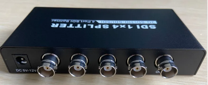 Новый SD SDI / HD 3G разветвитель распределения 1x4 распределитель на 4 одновременных