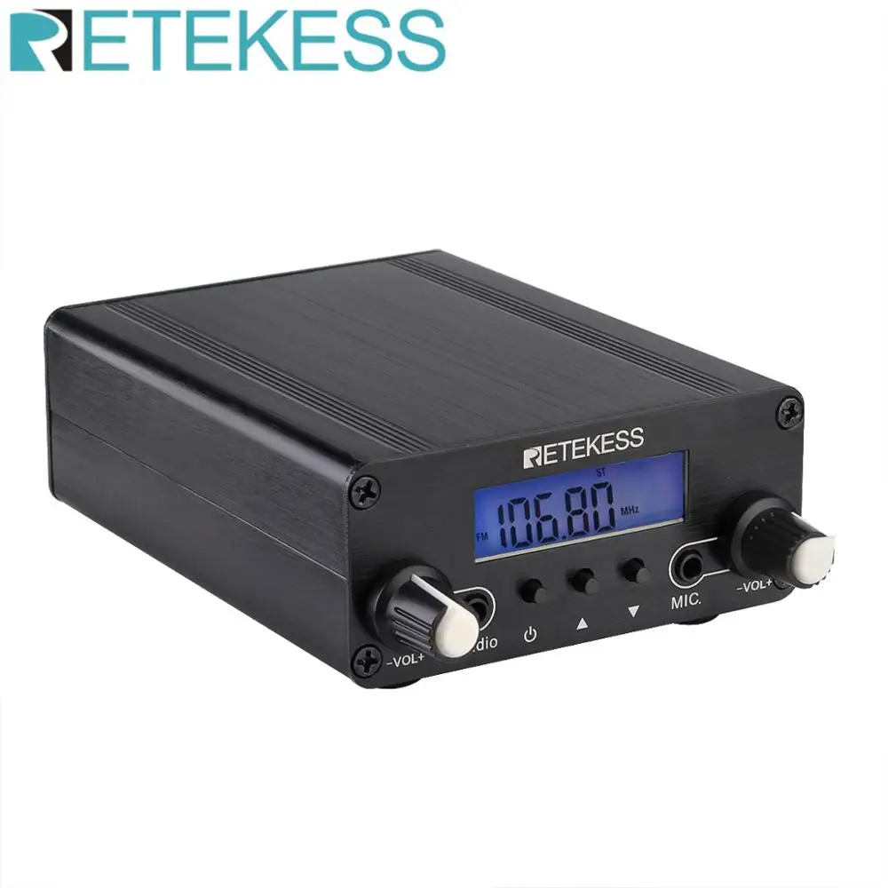 Беспроводной передатчик Retekess TR508 для церкви fm стереозвук трансмиттер дальнего