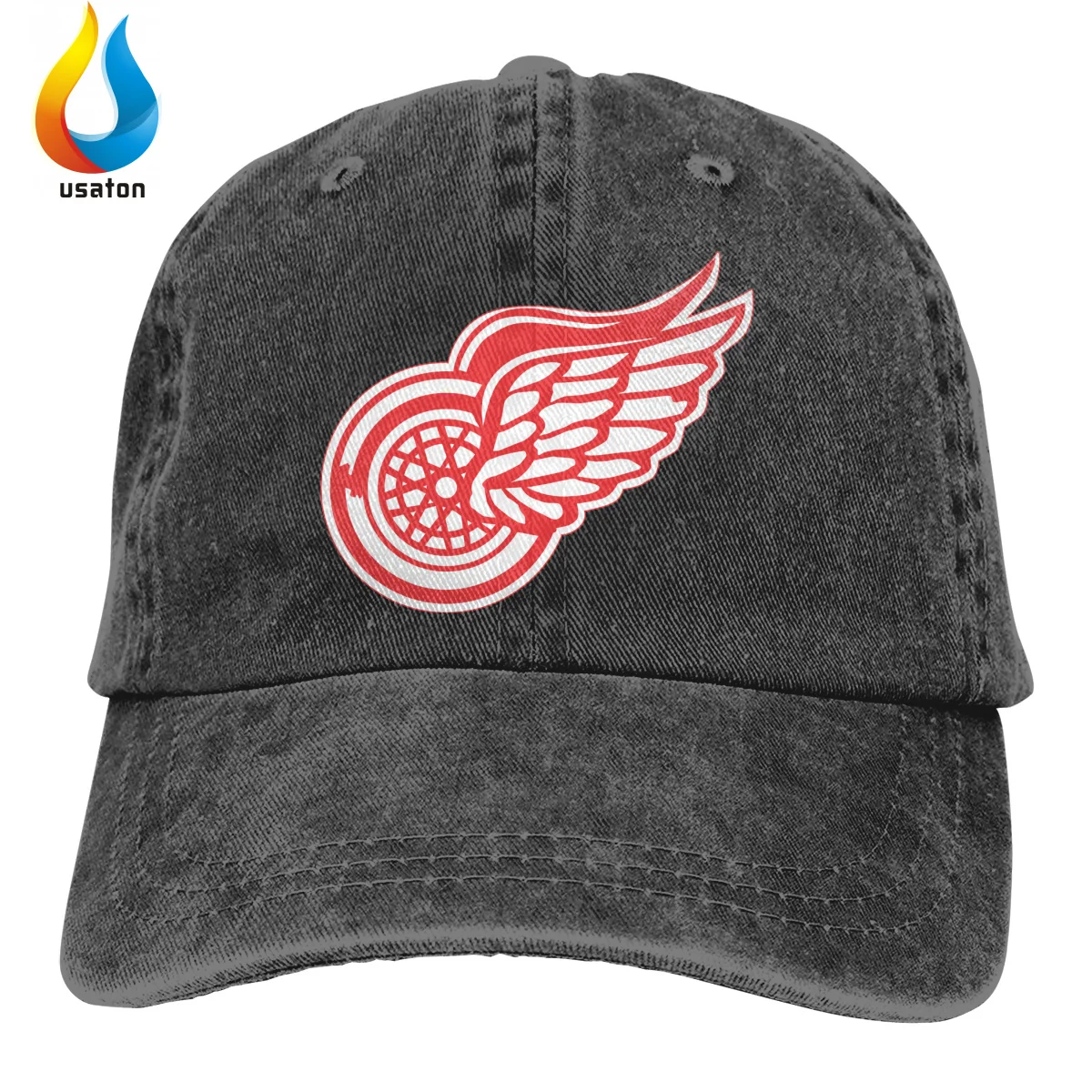 Мыть волна папа шляпа Red Wings хлопок Бейсболка для мужчин в стиле хип-хоп кепка с