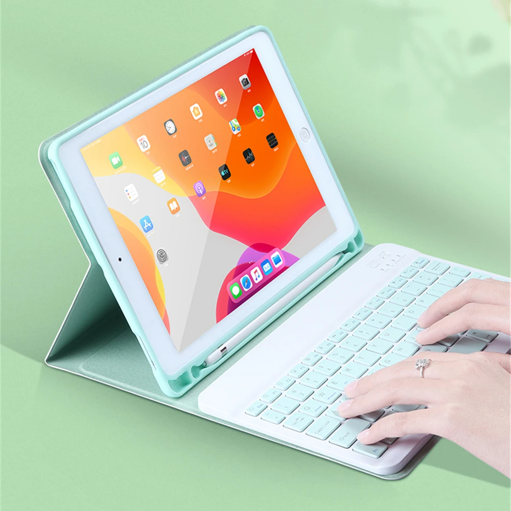 

Для iPad mini 5 чехол с клавиатурой Ультратонкий чехол-подставка для iPad Air 3 10,5 Pro 9,7 10,5 11 2020 mini 7,9 2019 чехол с клавиатурой