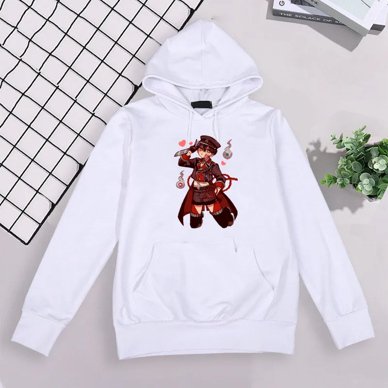 

Women Hoodies Anime Toilet-Bound Hanako Kun Cartoons Clothes Hooded For Teens Oversized Harajuku Hoody Sweatshirts Dropshipping