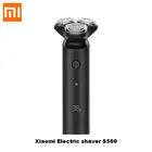 Оригинальная электробритва Xiaomi Mijia S500, портативная бритва с 3 головками для сухого и влажного бритья, моющийся триммер для бороды, умный триммер