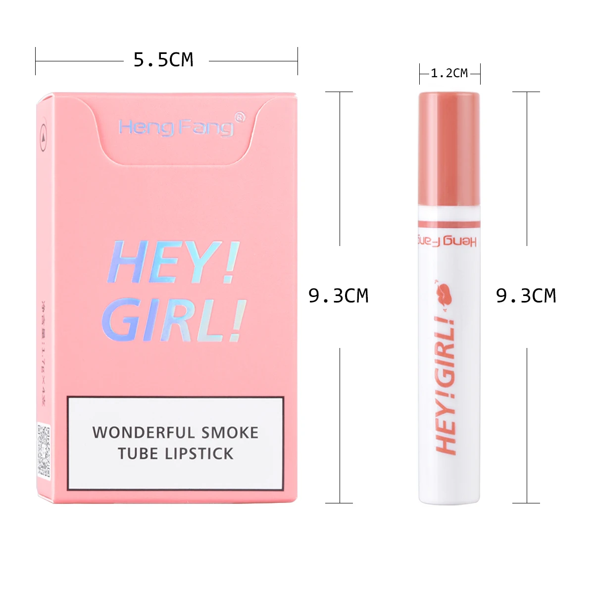 HengFang инструмент для макияжа губ замечательные дымовые тюбики помады 4 шт. набор