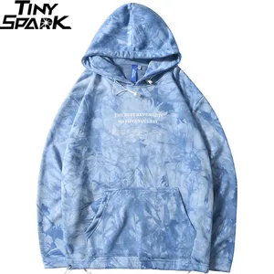 Мужская толстовка с капюшоном в стиле хип-хоп, уличная одежда, иллюзия, галстук, краситель, толстовки, пуловер 2019, осенняя Толстовка в стиле Харадзюку, хлопковая свободная хип-хоп