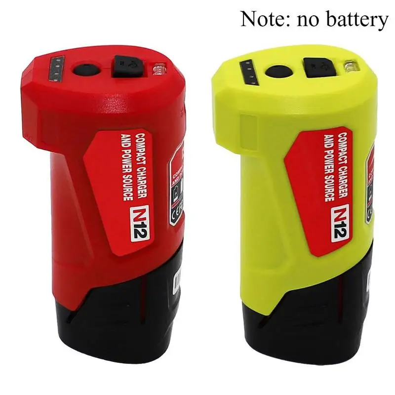

Charger Converter Usb Power Charging Adapter For Milwaukee Battery Li-Ion M12V 48-59-1201 S7G2