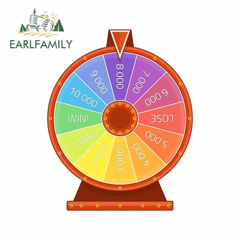 EARLFAMILY 13 см x 10 4 наклейка на колесо окно удачи для холодильника автомобильные