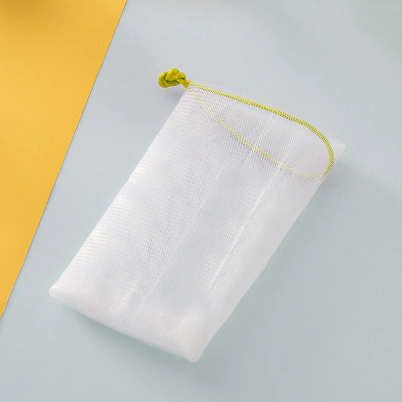 

10pcs Soap Mesh Soap Foaming Net Bubble Mesh Bag Skin Clean Tool DFK889