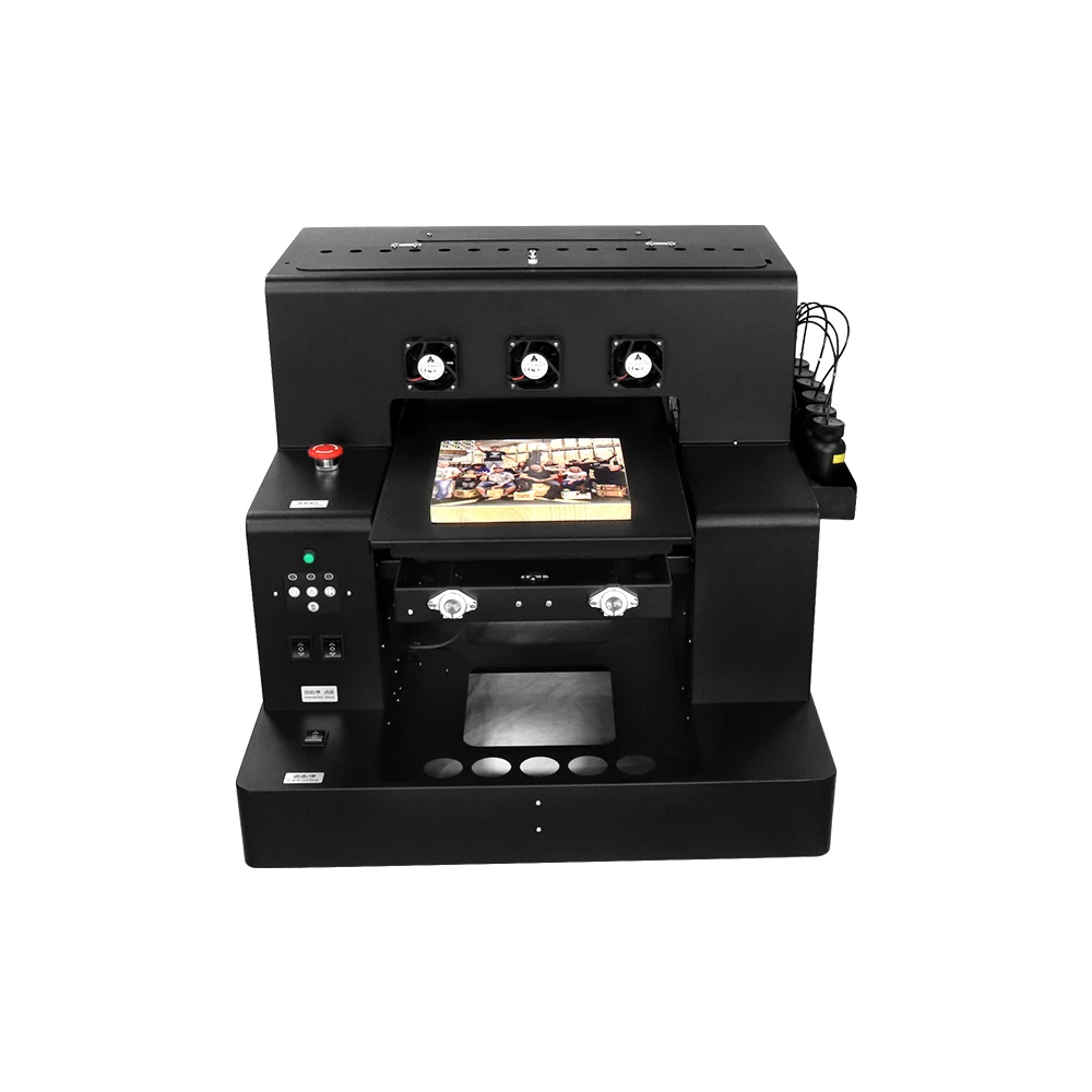 Автоматический УФ принтер A3 планшетный для металлического стекла зеркальный