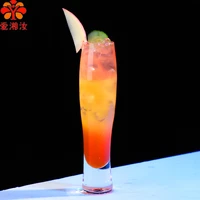 aixiangru slim cocktail glasscandle shaped creative juicebar glasslead free crystal thickened bottom alcohol hip flaskvodka