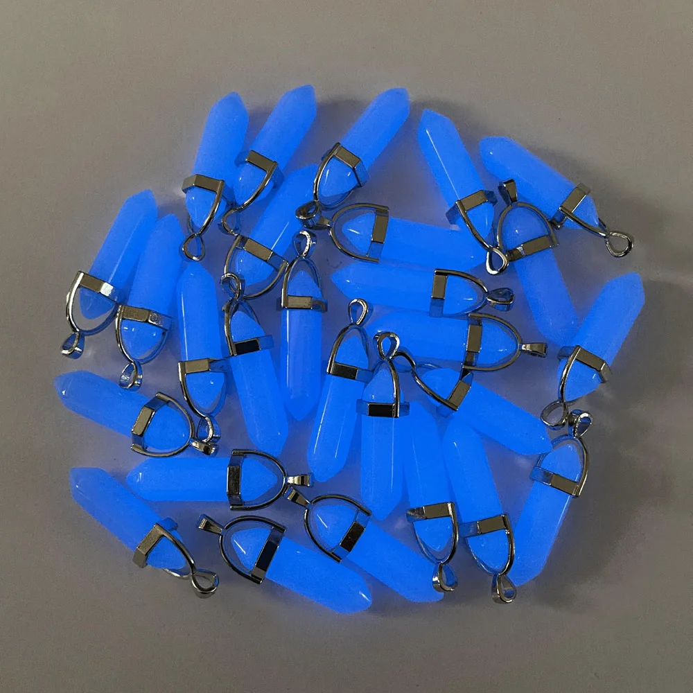 Модное изделие 24 шт. синий световой с украшением в виде кристаллов столб Маятник