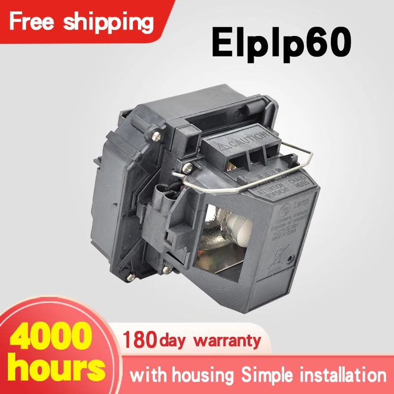 

New Projector Lamp ELPLP60 V13H010L60 for BrightLink 425Wi 435wi PowerLite 420 PowerLite 425W PowerLite 905 PowerLite 92