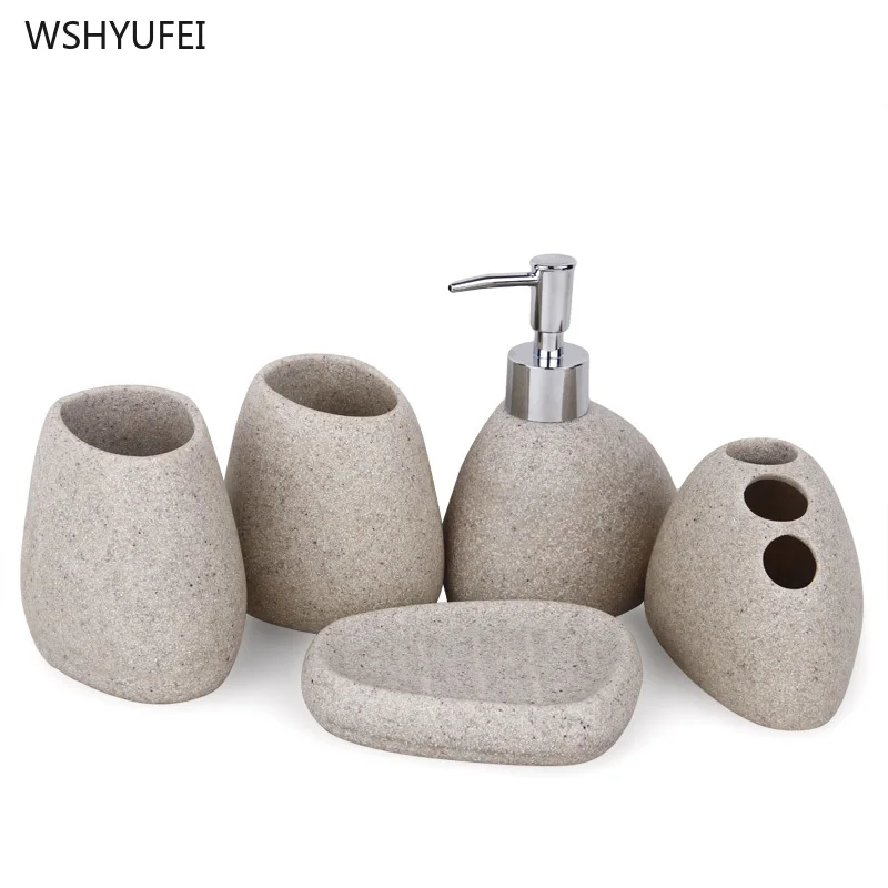 Набор керамических чашек для ванной 6 шт. | Дом и сад