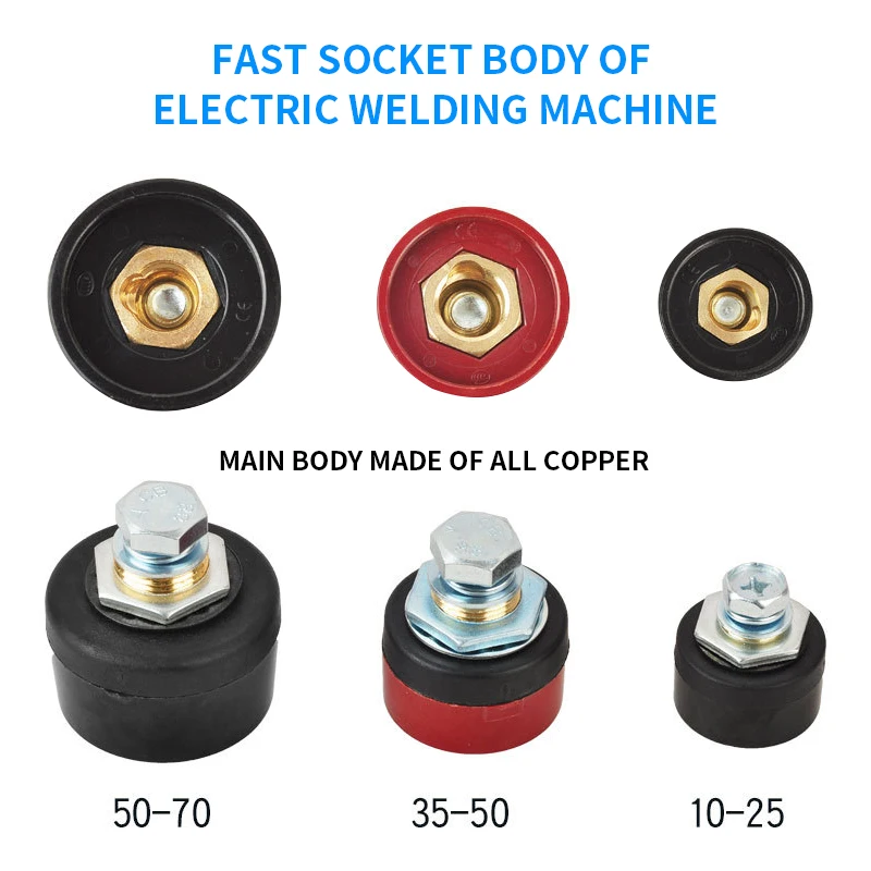 Европейский сварочный аппарат быстросъемный фитинг гнездовой штекер кабельный