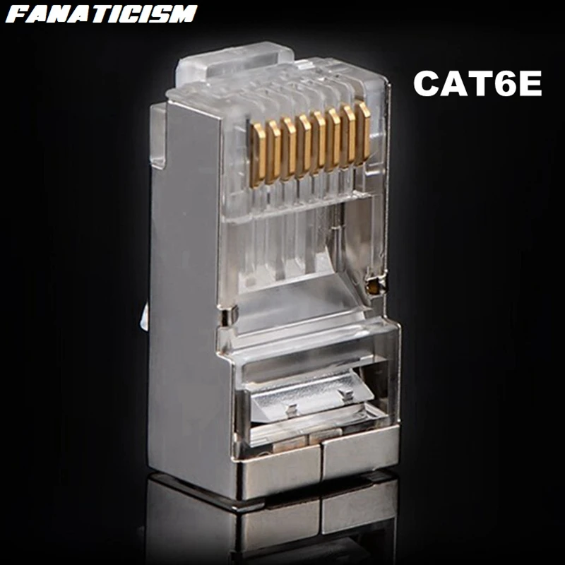 Сетевой адаптер Ethernet 1000 шт. 8 контактов RJ45 Сетевые Кабельные головки