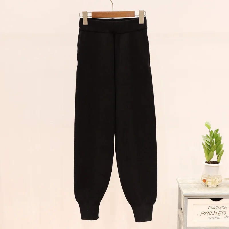 Новинка зимы 2020 Женский комплект 2 шт. вязаный свитер с длинным рукавом и