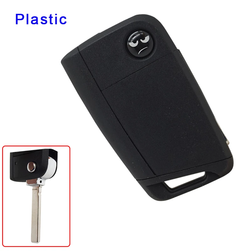 

Складной флип-чехол Xinyuexin для VW MQB Gollf 7 for Skoda Octavia A7 for Seat Leon 3 Button HU162T Blade