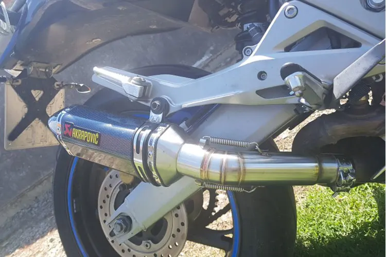 Мотоцикл Akrapovic выхлопная труба и Соединительная труба с DB Killer для Honda CB600F Hornet CBR600F 2007-2013 Escape Moto Cross