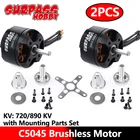 SURPASS HOBBY 2 шт. 5045 бесщеточный двигатель 5045 720KV 890KV 14Pole с Acc для Airpalne самолет мультикоптеры радиоуправляемый самолет вертолет