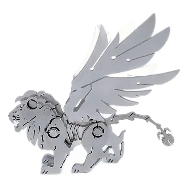 

Steel MOKR 3D Metal Puzzle Scorpion Tail Lion DIY Jigsaw Model Gift And Toys Puzzle For Kids Adults Learning Education