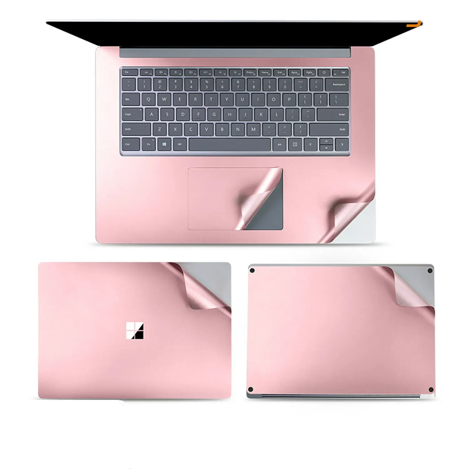 4 в 1 защитная виниловая наклейка на весь корпус для Microsoft Surface Laptop3 13 5 дюйма 15