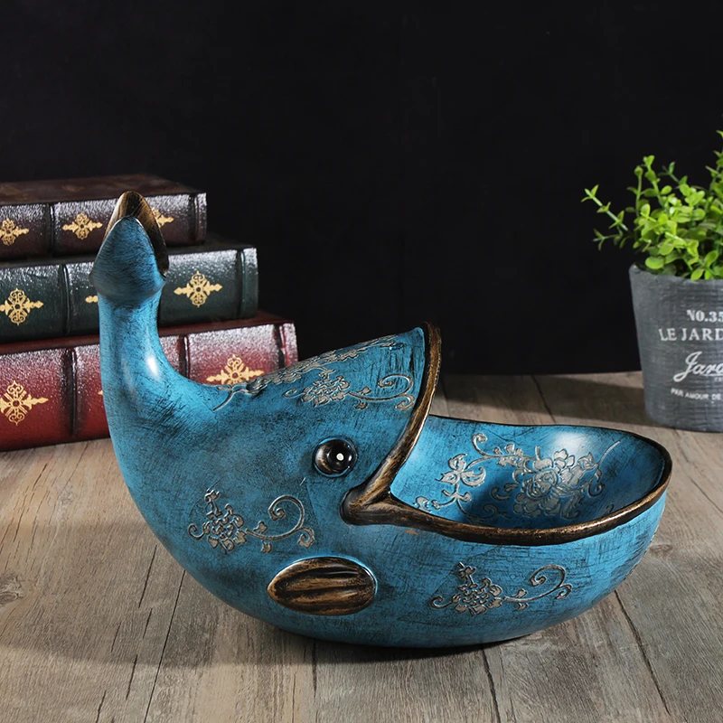 

American retro Xuanguan shoe cabinet on the creative collection of living room table pieces put the key to make money gifts