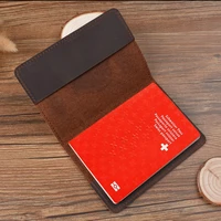 real leather swiss passport cover genuine leather switzerland travel passport holder full grain leather passport