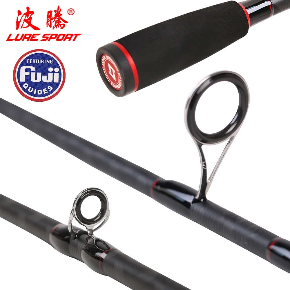 Удочка LureSport для путешествий Fsihing 2 1 м/2 4 м направляющая катушка FUJI сиденья X Cross