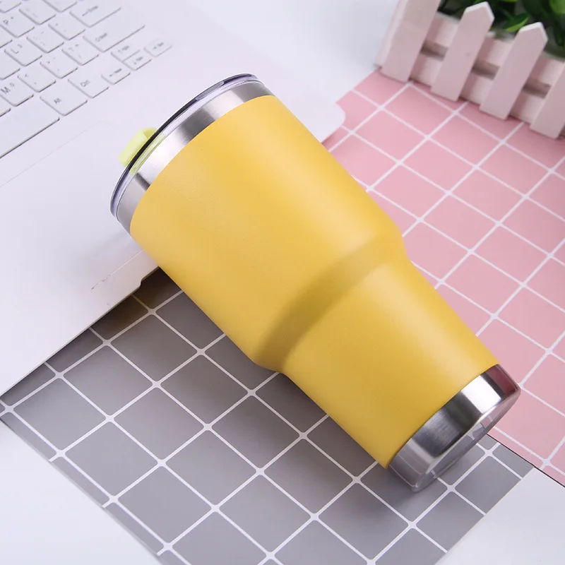 30 унций термос с двойной стенкой из 304 нержавеющей стали изоляцией кофейная