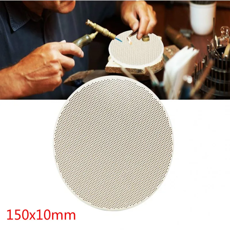 

One 150x10mm round heat-resistant honeycomb board jewelry making soldering block, jewelry processing tool