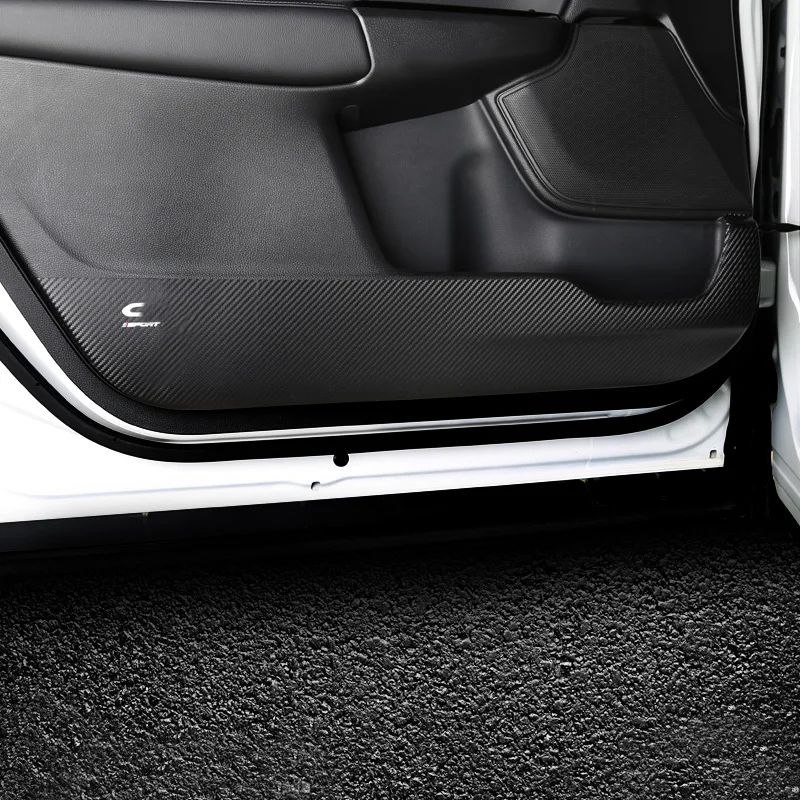 Противоударная панель на дверь автомобиля Защитная Кожаная противогрязевая