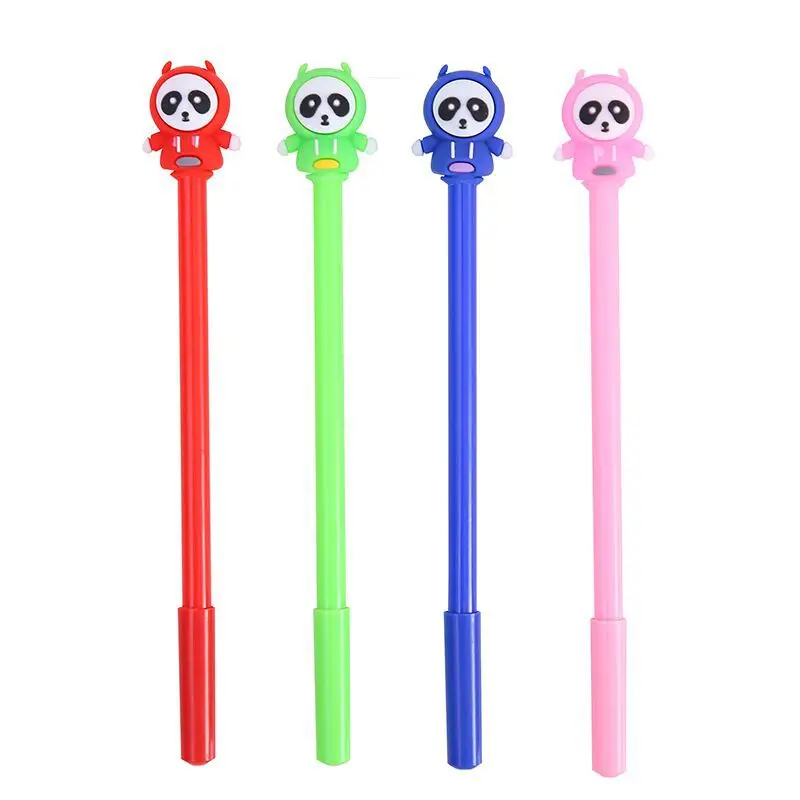 

36 pcs/lot Cartoon Panda Gel Pen Cute 0.5 mm black Ink Signature Pens Promotional Gift School Supplies