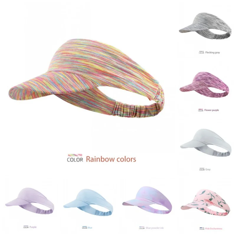 

Sun Visor Hat For Women Men, Adjustable Sports Hat For Golf Tennis Cycling Running Jogging New Style