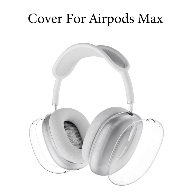

Soft Transparent Cover For Airpods Max Earphone Protector Sleeve Case Dustproof-Headset Head Case For Airpods Max Headphones