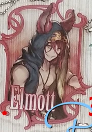 Гранблю Фэнтези брелок с рисунком из игры аниме Ayer Belial Elmott Lucifer Cain Sandalphon Nezahualpilli Eustace Aoidos акриловый брелок - Цвет: 02 Elmott